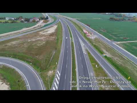[02.11.2022] Budowa drogi S5 odc. 1 Nowe Marzy - Dworzysko - film lotniczy