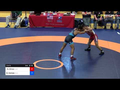 2018 FS WTT Challenge/UWW Juniors 65 2 Of 3 - Andrew Alirez (Nort) Vs. Dom Demas (Okla).mp4