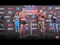 GUIDO VIANELLO VS. DON HAYNESWORTH - FULL WEIGH IN & FACE OFF VIDEO