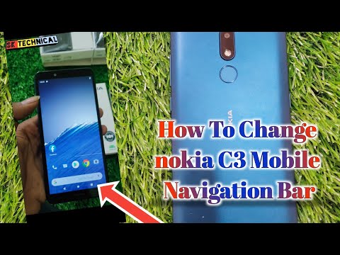 How to change   Navigation Bar Nokia C3 And all New Nokia mobile phone 📱
