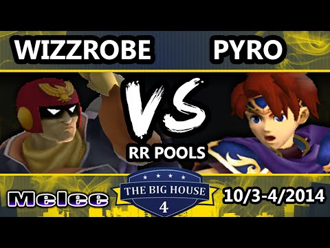 The Big House 4 - Wizzrobe (Captain Falcon) Vs. Pyro (Roy) - Pools Round 1 - SSBM