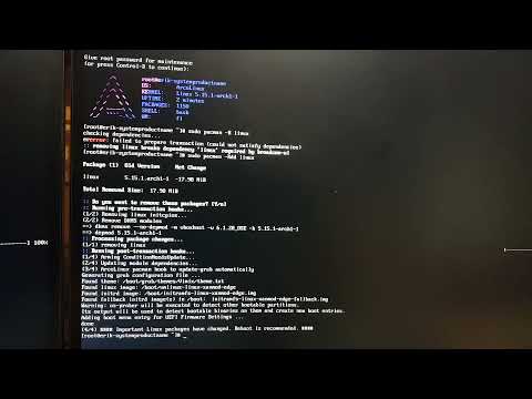ArcoLinux : 2331 Fixing a black screen after installing a self-build linux kernel