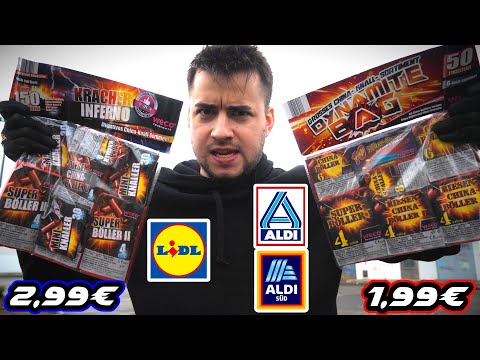 Lidl vs Aldi: Billige Böller Sortimente im Vergleich 🧨💥 Kracher Inferno vs Dynamit Bag 😍