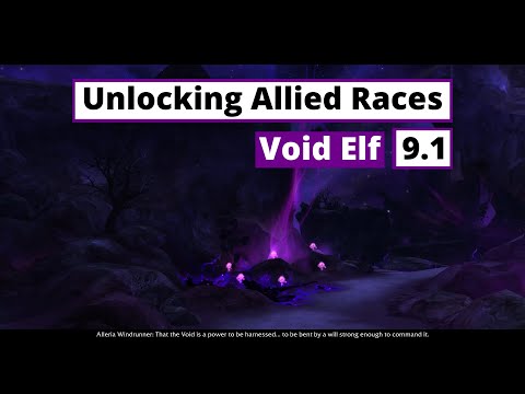 How to Unlock Allied Races: Void Elf