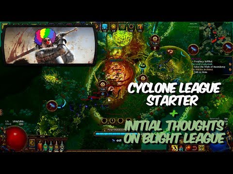 Path of Exile 3.8 - Cyclone Slayer and Initial thoughts on Blight League