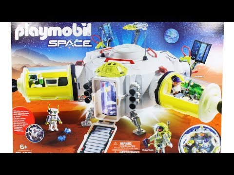 PlayMobil Mars Space Station Unboxing Toy Review Speed Build
