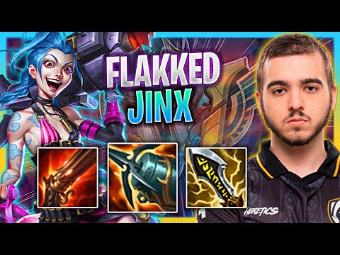 FLAKKED IS SO STRONG WITH JINX! | TH Flakked Plays Jinx ADC vs Karthus!  Season 2023