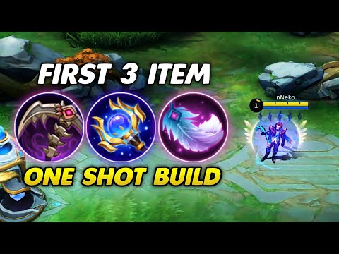 AAMON FIRST 3 ITEM BUILD FOR ONE SHOT DAMAGE🔥 AAMON BEST BUILD 2022 - MLBB