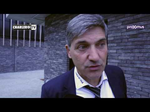 Felice Mazzu après KV Ostende - R.Charleroi SC