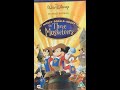 Opening To Mickey Donald Goofy The Three Musketeers UK VHS 2004