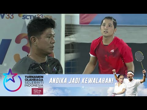 Andika Mahesa Kewalahan Hadapi Berbagai Pukulan dari Jirayut | Turnamen Olahraga Selebriti Indonesia