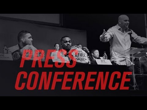 LIVE: UFC Press Conference: Bisping vs St-Pierre