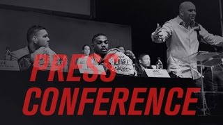 UFC Press Conference: Bisping vs St-Pierre