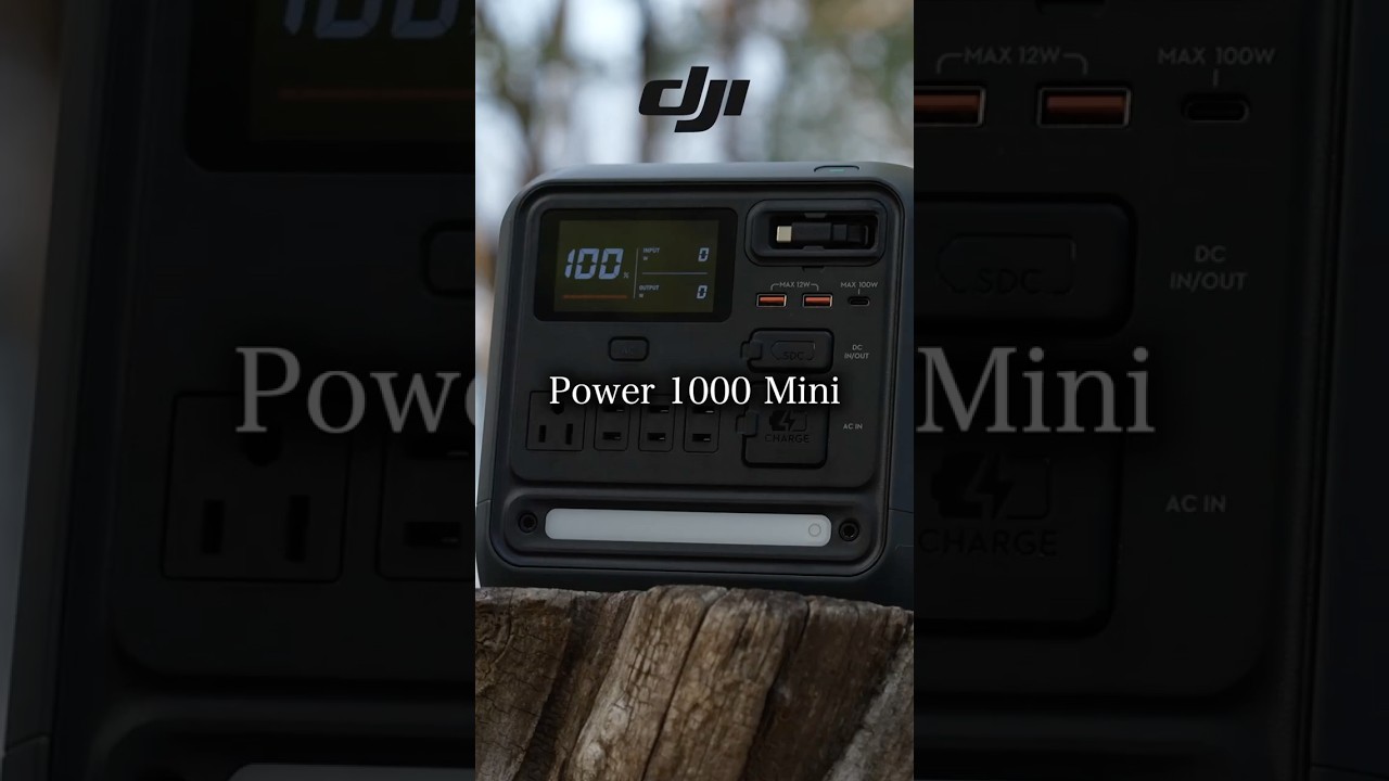 発売直後に即完売！『DJI Power 1000 mini』一家に一台の防災として優秀すぎる。#dji #ポータブル電源 #防災グッズ