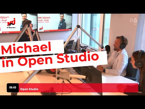 Onze hypnotherapeut Michael De Roeck te gast in NRJ - Open Studio bij Sen De Paepe