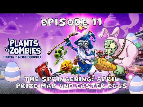 Plants vs. Zombies - Battle For Neighborville #11: The Springening - April Prize Map and Easter Eggs