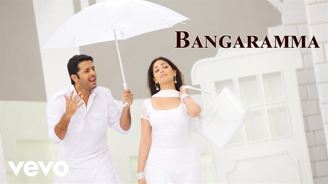 Bangaramma Lyrics  | Courier Boy Kalyan | Nitin Kumar Reddy, Yami Gautam | Karthik, Megha & Sricharan Kasturirangan | Karthik