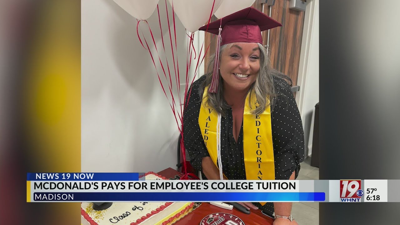 McDonald's Pays For Employee's College Tuition | January 29, 2025 | News 19 at 6 p.m.