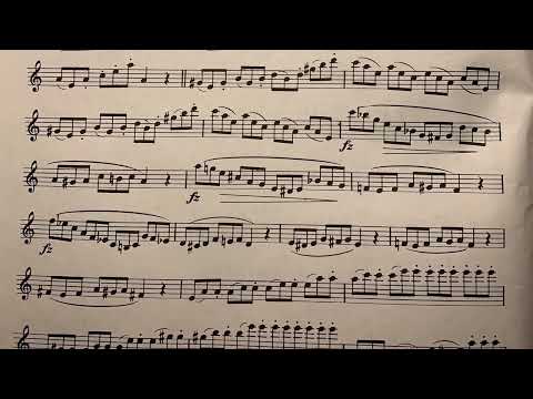 Rubank Selected Studies-Saxophone, A minor pg 4-5