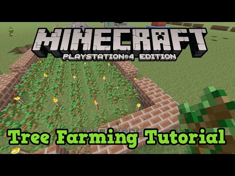 ibxtoycat - Minecraft PS3 + PS4 + Xbox: Tree Farming Guide (Tutorial 10/10)