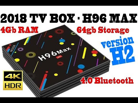 2018 Tv Box H96 MAX H2 - ver. 2, 4gb Ram, 64 Gb, Quad Core, bluetooth, 5ghz Wifi, android 7.1.2