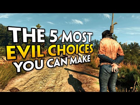 The 5 Most Evil Things You Can Do in THE WITCHER 3!