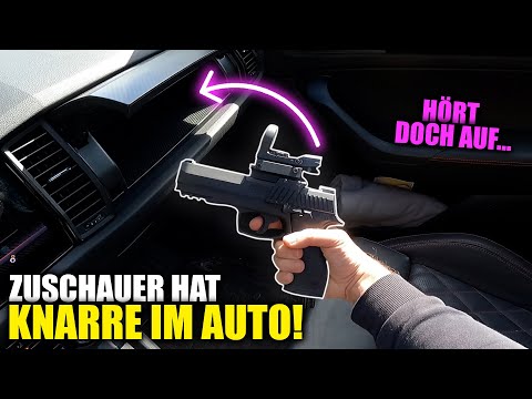 Chabonnent simply has a GUN in his glove compartment...