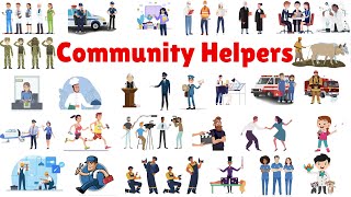 Community Helpers for Kids | Jobs Occupations for Preschool Kindergarten | Job professions for kids