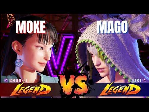 SF6 - MOKE (Chun-Li) VS MAGO (Juri) STREET FIGHTER 6 - Ranked Matches