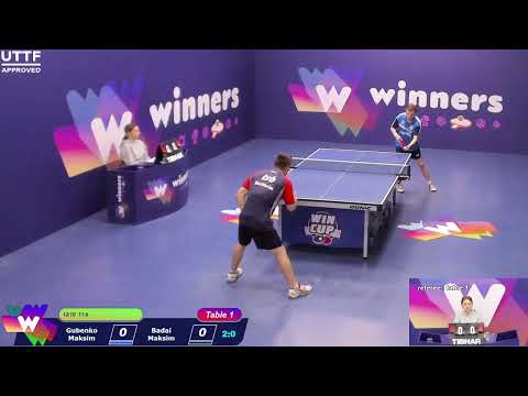 WINners CUP table 1 07.01 Gubenko Maksim - Badai Maksim 21:30