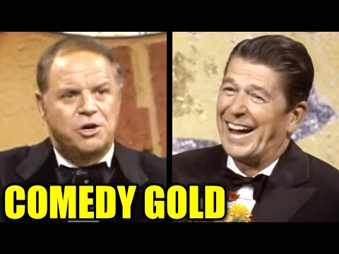 Audience ERUPTS as Legendary Comedian Roasts Ronald Reagan