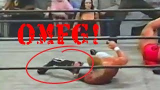 WCW Mishandles SID VICIOUS&#39; BROKEN LEG on LIVE TV (short)