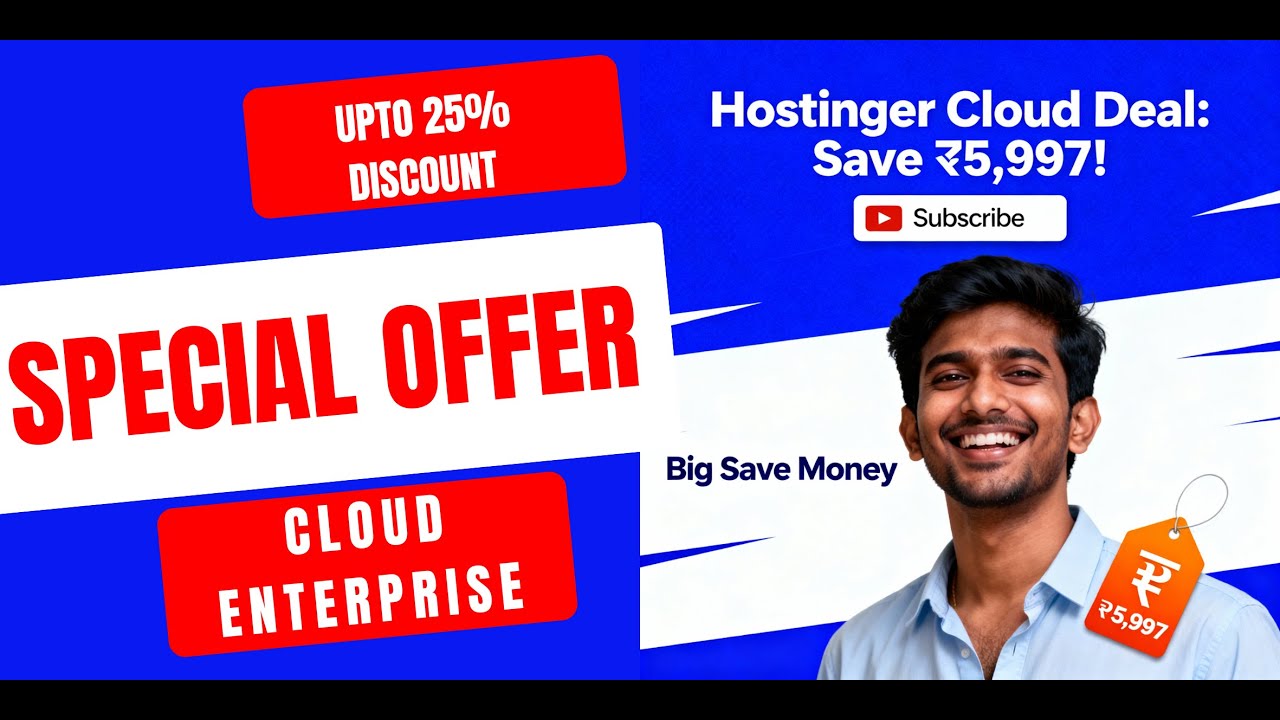 Hostinger Cloud Enterprise Coupon Code Save ₹5,997