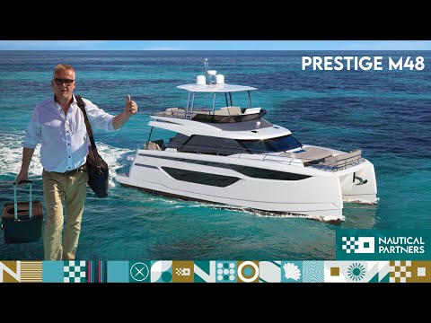 Prestige M48 Motorcatamaran w/ Captain Timo @Cannesyachtingfestival