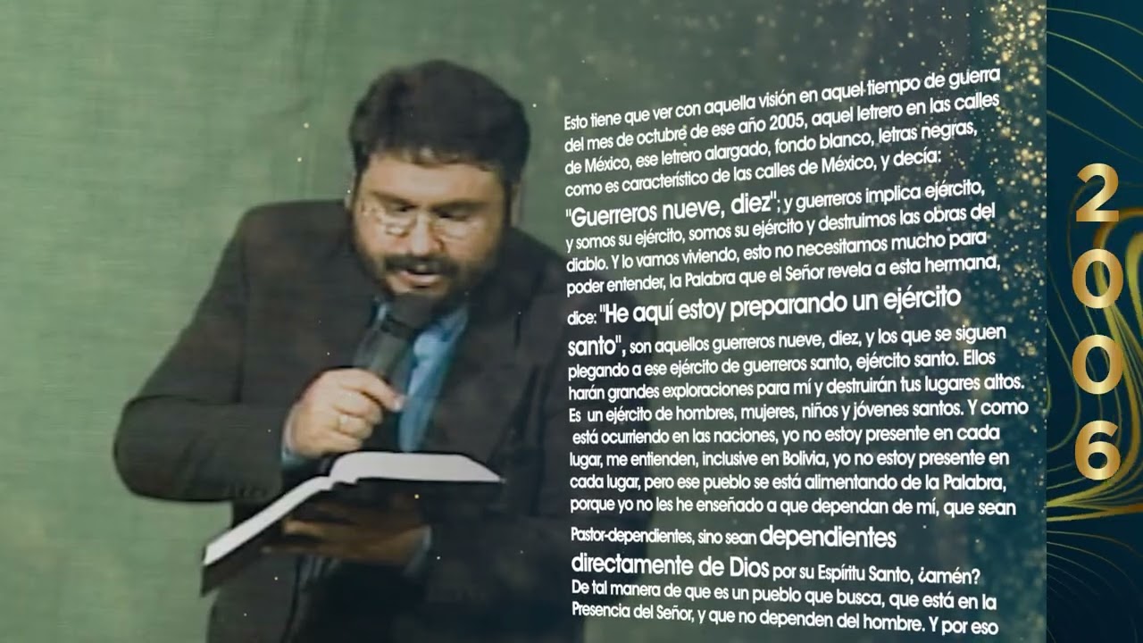 2006: «Este Ministerio es del Señor Jesús, Él lo ha levantado de manera sobrenatural»