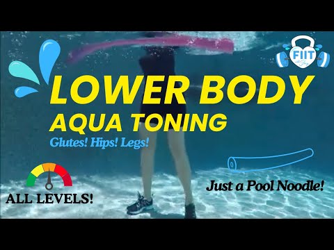 Sculpt & Splash: Aqua Aerobics for Hips, Legs, Glutes & Core- Only 30 min