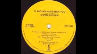 Gwen Guthrie - It Should Have Been You (Remix) 2013
