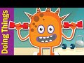 Hobby And Daily Verbs Song For Children Fun Kids English