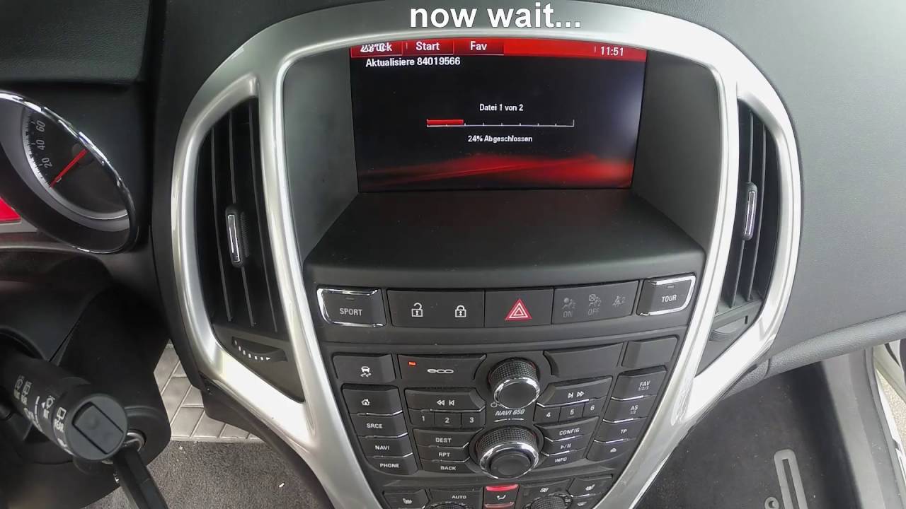 OPEL / VAUXHALL - Navi 950 Intellilink - Navi 650 - Map Update Installation