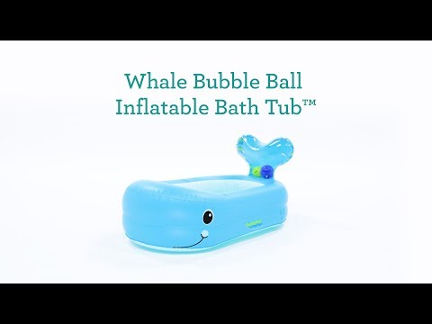 Infantino Baignoire Bébé Gonflable Baleine avec Balles de Jeu - Second Medium