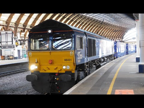 66431 at York - 4N51 Doncaster IPort to Tees Dock 27/07/20