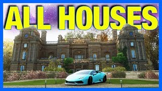 Forza Horizon 4 : All House Locations, Rewards and Prices!!
