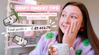 CRAFT MARKET 101 ✿ my experience, top tips & how much money I made from craft fairs in 2022!
