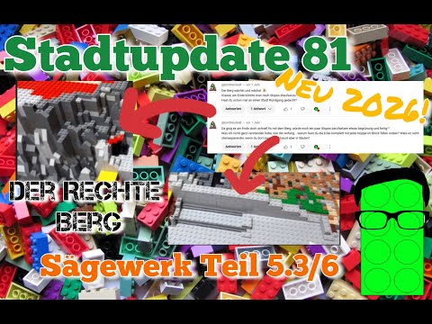 LEGO Stadtupdate #81 | Bau einer Legostadt Teil 82 | DER RECHTE BERG | Zuschauerkommentar