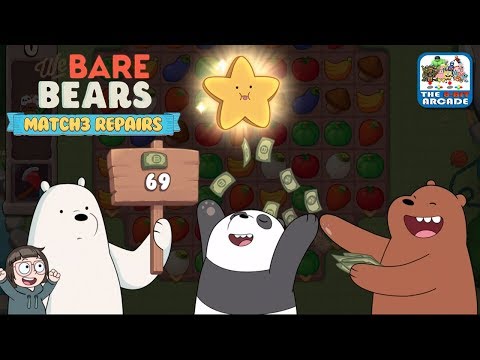 We Bare Bears: Match3 Repairs - The Bears' Cave is a Fixer Upper (Cartoon Network Games)