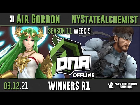 DNA S11:W5 - 3D | Air Gordon (Lucina, Palutena) vs NYStateAlchemist (Snake) - WR1