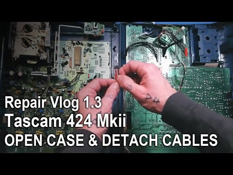 Tascam 424 mkIII  Portastudio | 4 | open the case