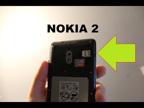 Nokia 2 How to insert and remove sim / memory card