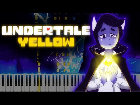 Undertale Yellow // Forlorn // Duet | LyricWulf Piano Tutorial on Synthesia