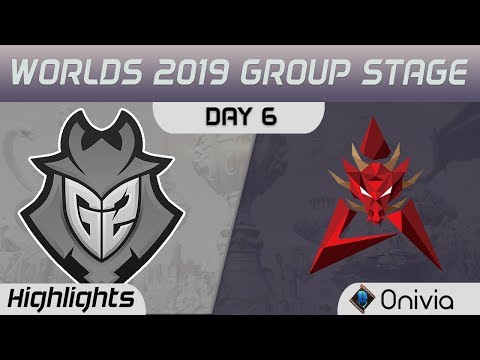 G2 vs HKA Highlights Worlds 2019 Main Event Group Stage G2 Esports vs Hong Kong Attitude by Onivia